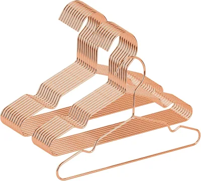 Anti Oxidation Sturdy Aluminum Alloy Clothes Hangers High Quality Dual Use for Wet Dry Garment Home Organization