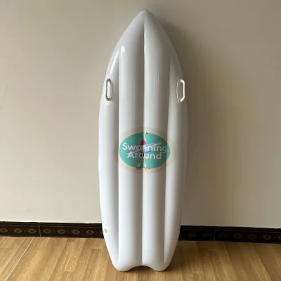 Custom Inflatable Surfboard with Handle Light Swimming Summer Floating Surfboard Fun Swimming Water Board 2 Styles