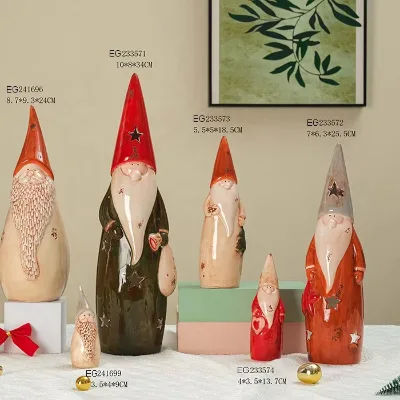 Hot Sale Christmas Decoration Santa Clause Figurines Gift Santa