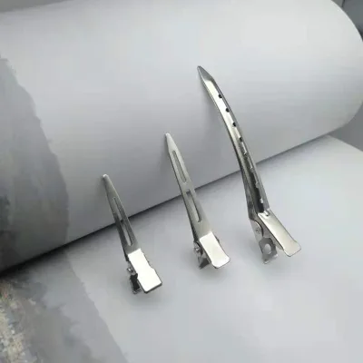 Wholesale Hot Sale Professional Salon Single Prong Curl Metal Duckbill Alligator Hair Clips Eco-friendly Fashion
