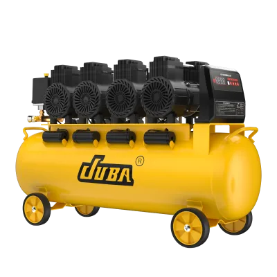 Oil-Free Gasoline-Powered Stationary Piston Air Compressor Professional Industrial for Spray Gun Painting Exterior Walls