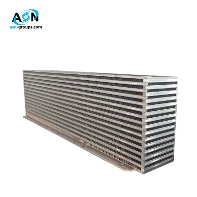 Custom Plate Fin Performance Bar and Plate Water Air Intercooler Core