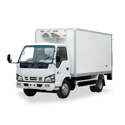 China Famous Brand 4 Wheels Low Price Fish Freezer 3T 5T Small Cool Chiller Unit Refrigerator Van for Sale