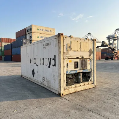 Second Hand 20ft Reefer Container CSC Certified for Brand Well Maintained for Fresh & Frozen Goods Export
