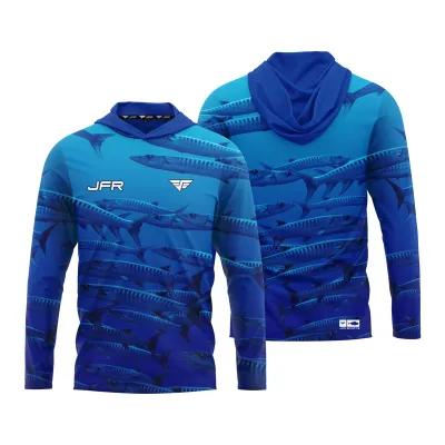 2025 Best Selling Multi-Color UV Protected Breathable Windproof Quick Dry 100% Polyester Waterproof Hooded Fishing Shirts