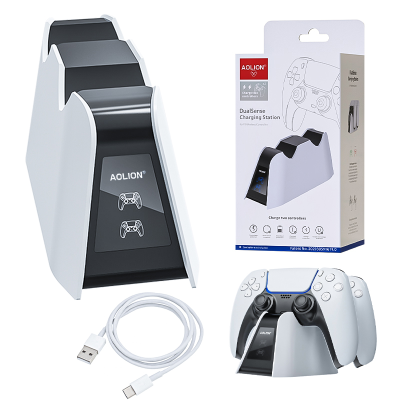 Aolion Factory Custom for PS5 Controller Charger Joystick Charging Station Playstion5  PS5 Game Accessories