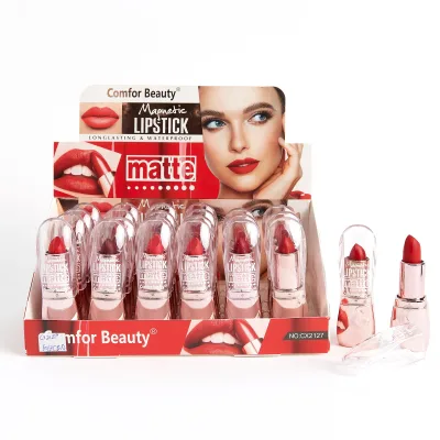 Wholesale 12 Colors Private Label Matte Velvet Custom Logo Lipstick Waterproof Long Lasting Lipstick Kit for Girl Cosmetics Gift