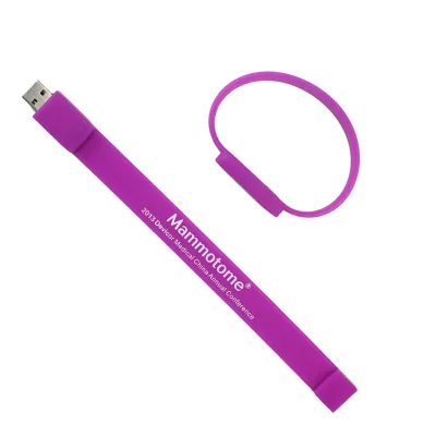 New Silicone Wristband USB Flash Drive 32GB USB 2.0/3.0 Large Capacity Grade a Quality Nand Flash 5-Year Warranty Gift Wholesale