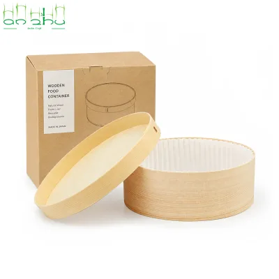 Disposable Japanese Food Wood Containers for Catering, Sushi, Grazing, Parties & Meal Prep