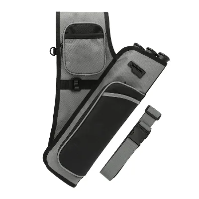 Durable Outdoor 3 Tubes Archery Bag Hunting Arrow Bag With Adjustable Belt