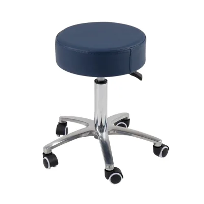 Modern Adjustable Hospital Revolving Surgical Stools Salon Massage Therapist's Rolling Wheeled Stool with Iron Base CY-H825A