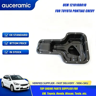 1Pcs Lower Engine Oil Pan with Drain Plug for 98-05 Toyota Corolla Celica Matrix MR2 Spyder Pontiac Vibe Chevy Prizm L4 1.8L