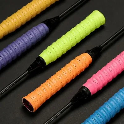 Anti slip Tennis Grip Head Overgrip Perforated Designs Tennis Racket Grips Tape