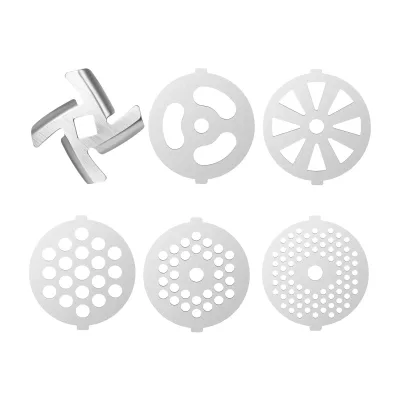 Electric Manual Stainless Steel Meat Grinder Parts Cutting Blade & Plates for Household Use