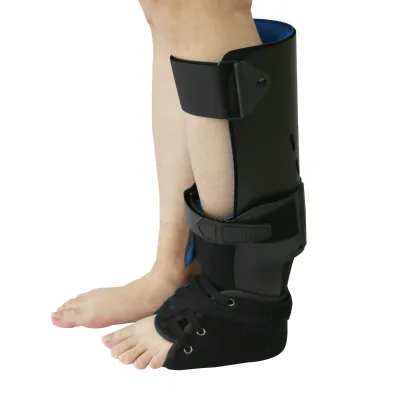 Sports Ankle Support With Hard Protective Plates Adjustable Ankle Stabilizer for Fitness Basketball Running Exercise