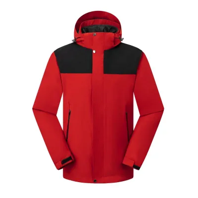 Women's Men's Winter Warm Rocky Fleece Jacket New High Quality Outdoor Waterproof Jacket Zipper Design Oxford Fabric Solid
