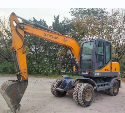 High Quality B75W Excavator 4X4 Construction Machinery Original Second-Hand Wheeled Mini Excavator Core Engine Motor Gear