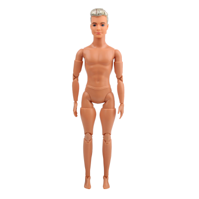 21 moveable jointed vinyl nake doll male doll nude body move doll, full body boy dolls, brown skin doll accessories supplier