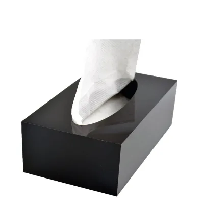 Custom High Transparent Plastic Paper Container Box Black Acrylic Tissue Box Cover Holder Colorful Acrylic Tissue Boxes