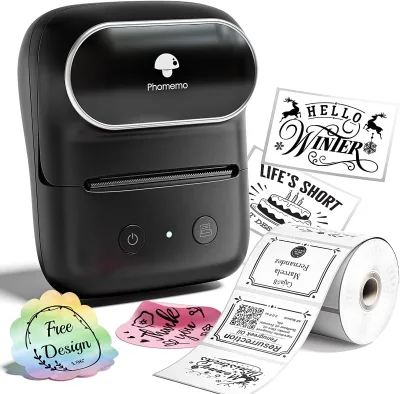 M108 Portable Thermal Mini Photo Sticker Printer 2-inch Pocket Impresora Wireless Mobile Cheap Wholesale