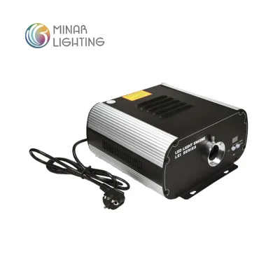 DMX512  One Port Dual Disc 40W LED Fiber Optic Light Engine with Twinkle Effect