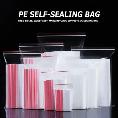 Thickened Transparent Frosted Zipper Bags Custom Wholesale PE Self-Sealing Bags for Underwear, Socks, and Clothing Storage