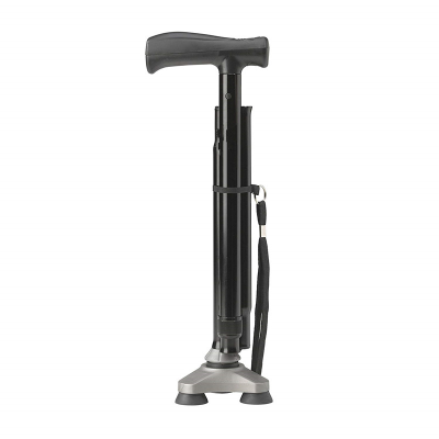 2024 Freedom Edition Folding Cane With T Handle, Original Black