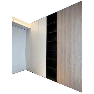 Modern Minimalist Style Bedroom Wall Cabinet Modern Handleless Wardrobe Storage Bedroom