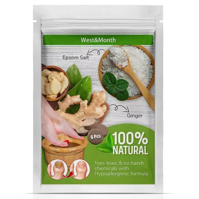 OEM ODM Anti-Fungal Nail Fungus Repair Ginger Epsom Salt Foot Tablets for Muscle Relaxation and Spa Care