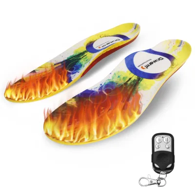 Hot Selling Heating Electric Shoe Foot Sole Warmer Arch Support Orthotic Heating Heated Insoles