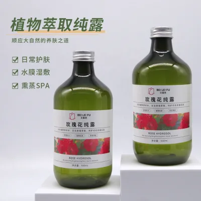 100% Pure Natural Floral Water, Steam Distilled Rose Hydrosol  for Skin Hair, Diffuser