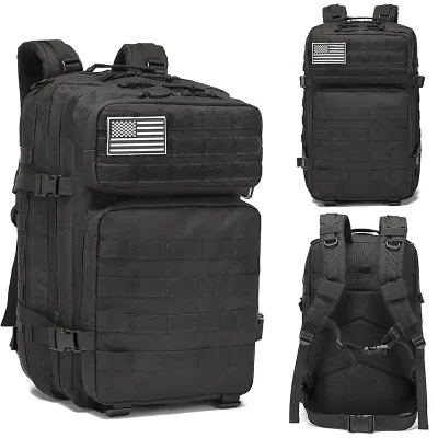 45L 900D Tactical Backpack Fitness Gym Bags Travel Backpacks with Molle System