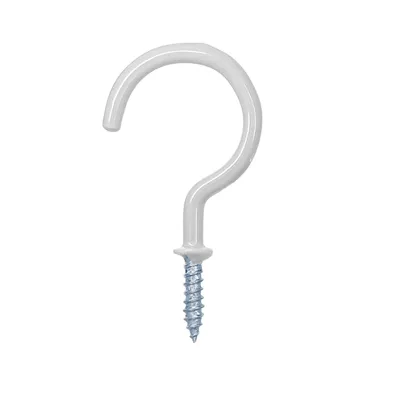 Durable and Stylish Plastic Coated Cup Hooks for Home & Office Premium Quality Screws