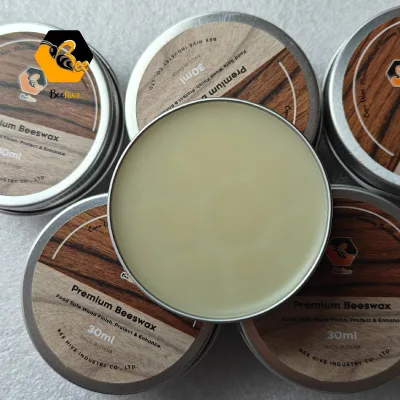 BH Food Grade Beeswax Wood Care Wax in Aluminum Tin, Cutting Board Conditioner for Kitchenware, OEM 30-200ml