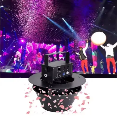 150w Colorful Paper Mini Swirl Floating Ceiling Confetti Blower Machine for Wedding Party Paper Confetti Machine Dmx