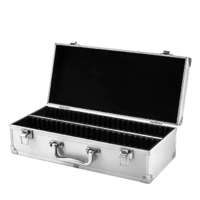 Silver Trading Storage Portable Aluminum coin case with key Locks
