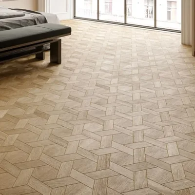 European Oak Irregular-shaped Parquet Flooring 15mm Natural AB Grade Brushed CE E0 E1 T&G Multilayer Soundproof for Hotel