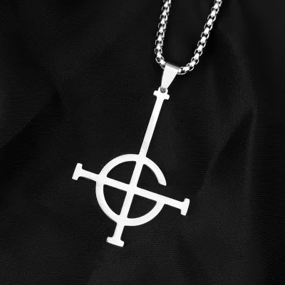 Cross Stainless Steel Pendant Necklace with Gold-Color PlatingPopular Accessories Wholesale