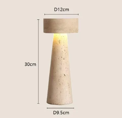 Best Selling Travertine Stone Lamps Home Decor Modern Luxury Travertine Lamp Marble Table Lamp