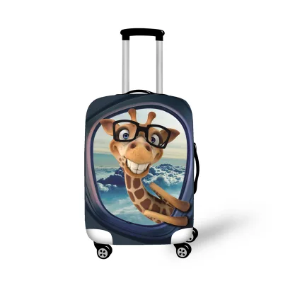 ONE2 Design Hipster Horse Suitcase Luggage Protective Cover/Custom Printed Luggage Covers