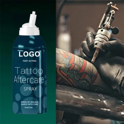 Private Label Tattoo Care Wash Cleanser & Numbing Piercing Spray Skin Care Function