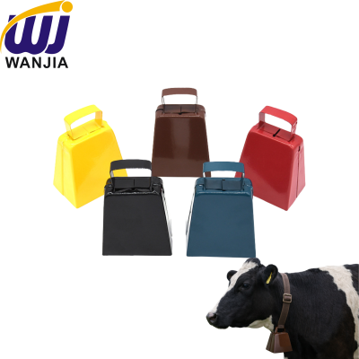 WANJIA  Livestock Metal Cow Bell Anti Lost Animal Neck Bell for Cattle Sheep Grazing and Open Pasture Farms