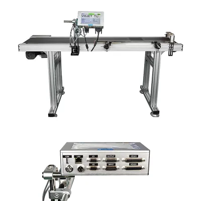 7 Lines Date Stamp Machine Industrial TIJ Inkjet Coding Printer for Egg Carton PVC Bottle Cans Pipe