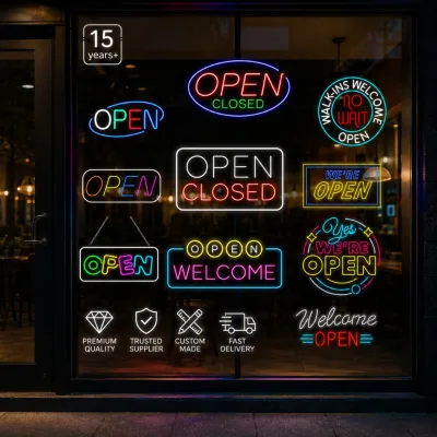 Durable Custom Led Neon Sign for Cigarette and Tobacco Store Super Bright Acrylic Lights for Car Decor Brand Promotion