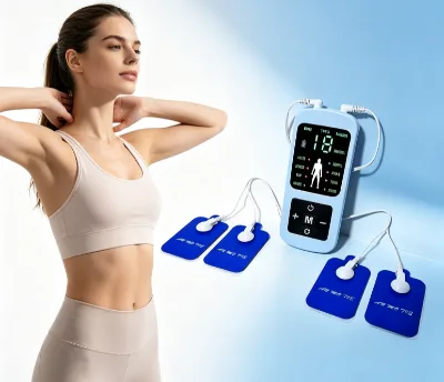 Mini Massage Patches Suitable for All Ages. the Massage Device Has Adjustable Settings and Supports Customized OEM