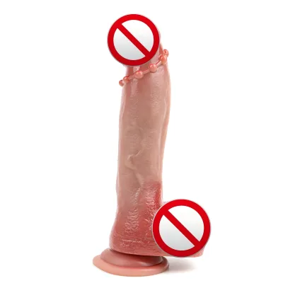 Realistic Silicone Heating Dildo Vibrator with Thrusting 10 Speed Modes Soft Wireless Remote Control