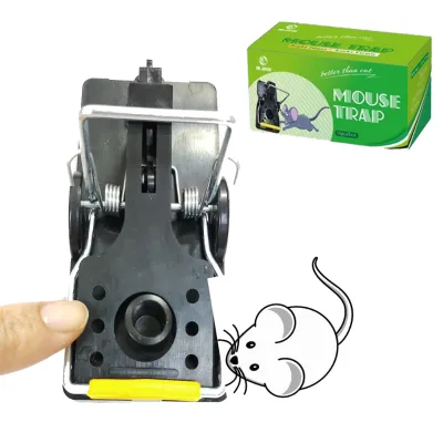 Reusable Instantly Quick Response Humane Plastic Stainless Steel Spring Sensitive Rodent  Mouse Trap Catcher