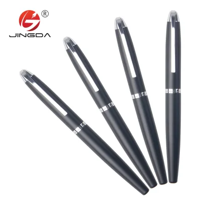 Wholesales Custom logo Printing Steel Metal Roller Pen for Office with Good Gel Ink Pen