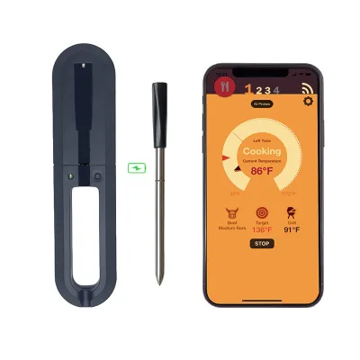 DD1472 Smart APP Control Meat Kitchen Barbecue Digital Food Thermometer Waterproof Probe Wireless Temperature Gauge