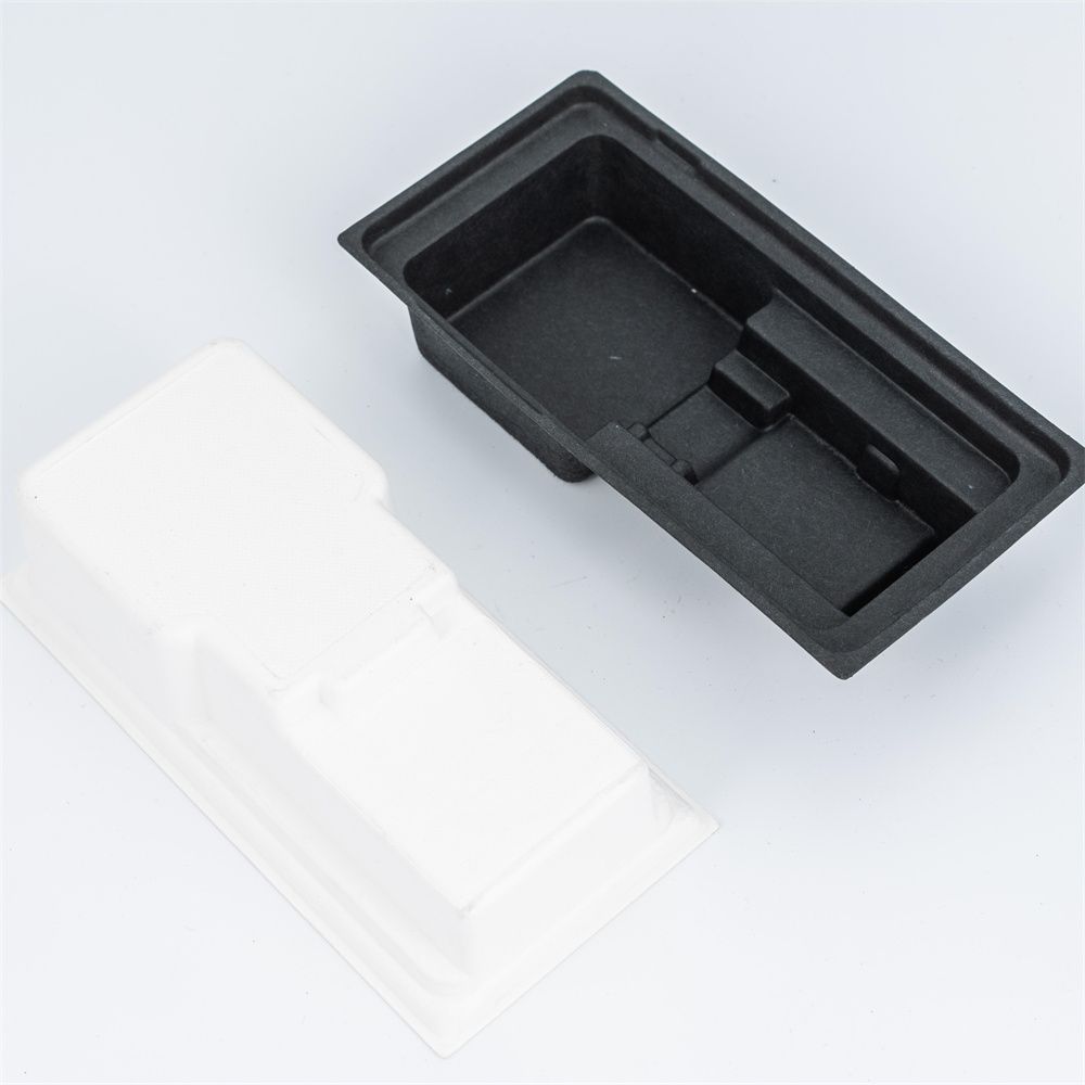 Inner Packaging for Electronic Equipment Precision Instruments Sugarcane Pulp Packaging 100% Biodegradable Eco Paper Packaging